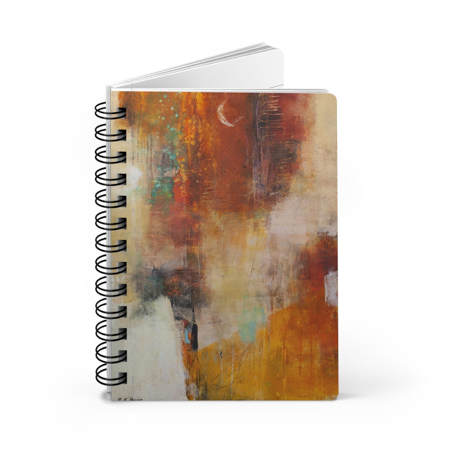 Chocolate and Caramel Abstract Journal