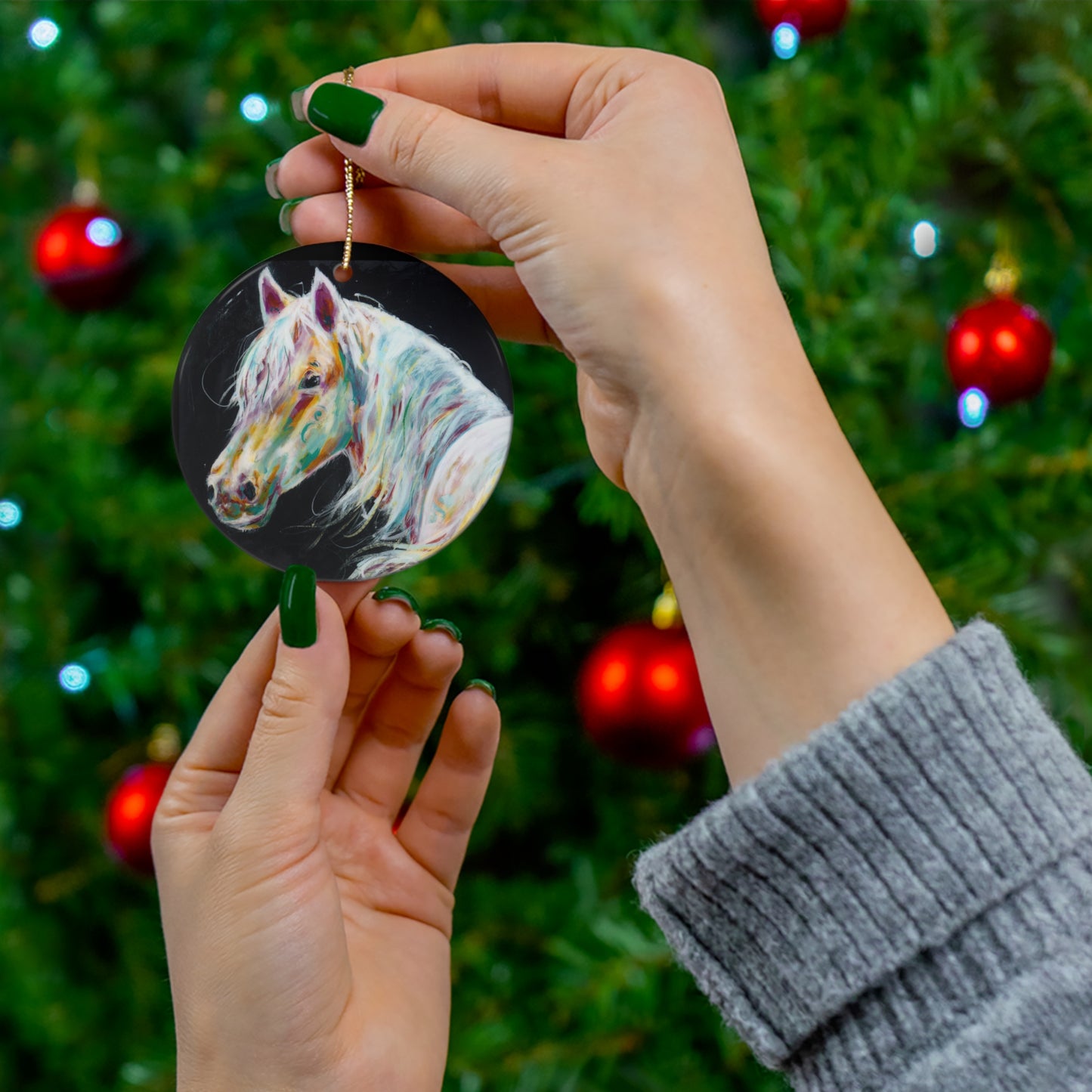 Girl Gotta Run Christmas Ornament