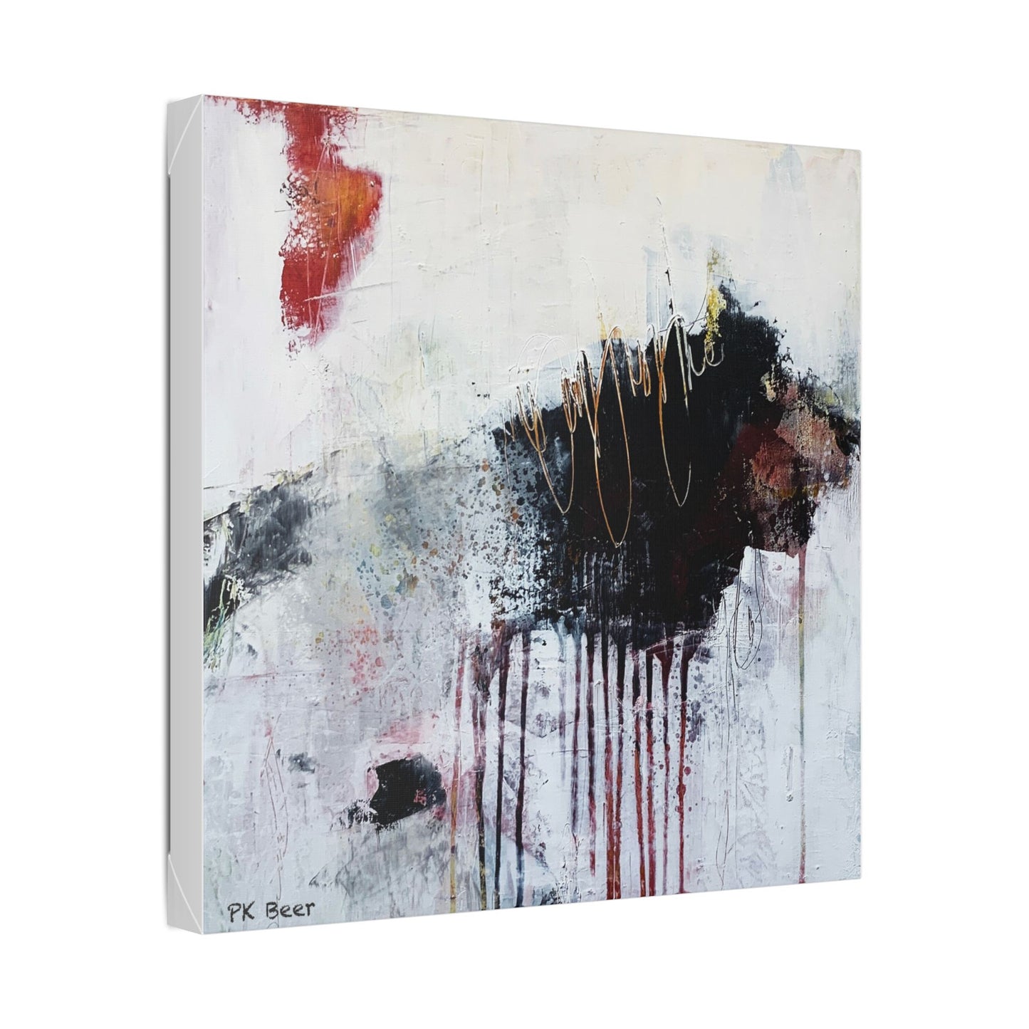 Canvas Print Dangerous Abstract Bear