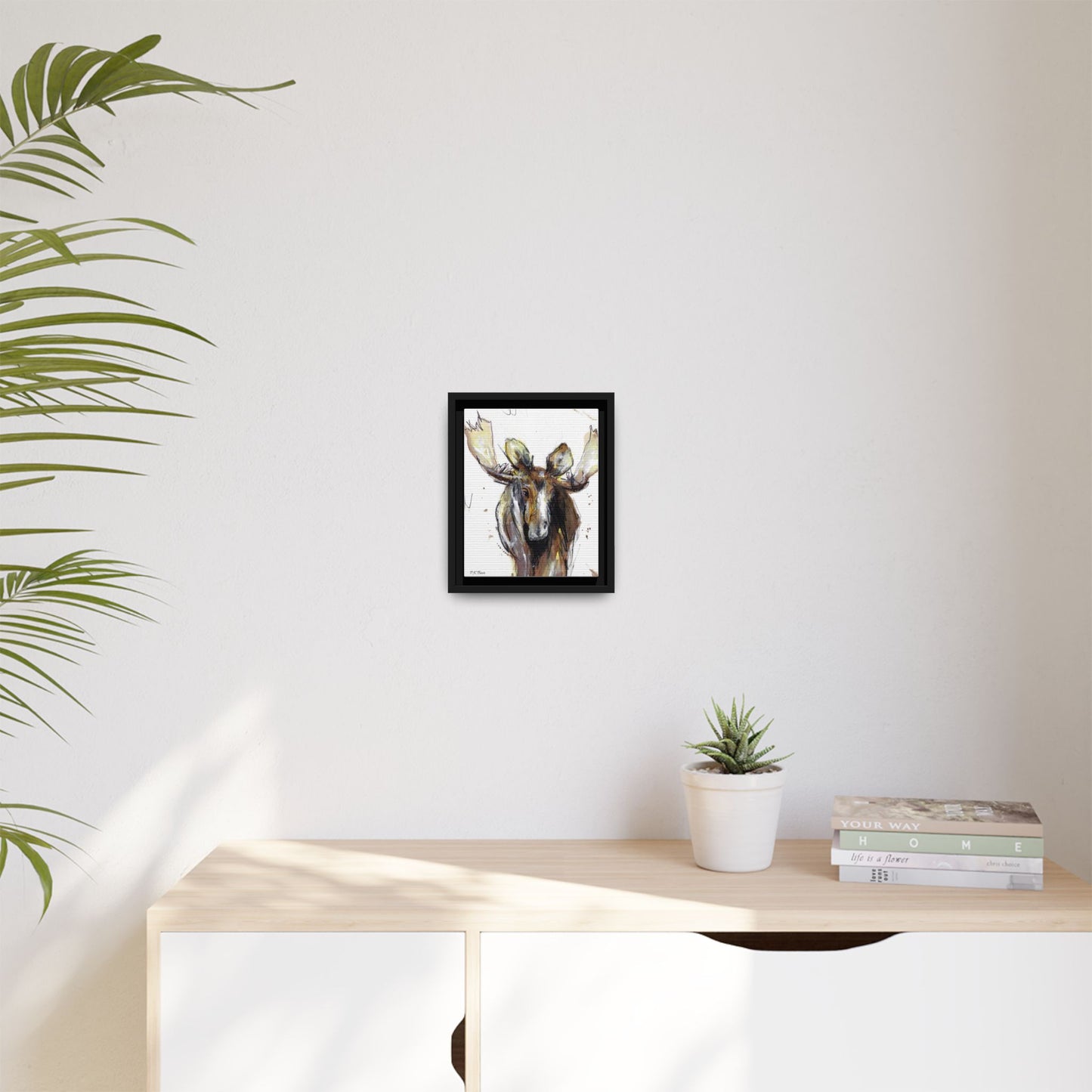Canvas Art Print - RootBeer the Moose