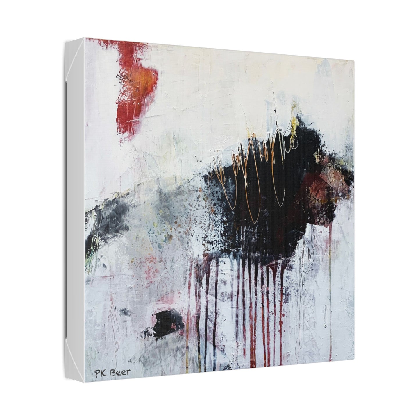 Canvas Print Dangerous Abstract Bear