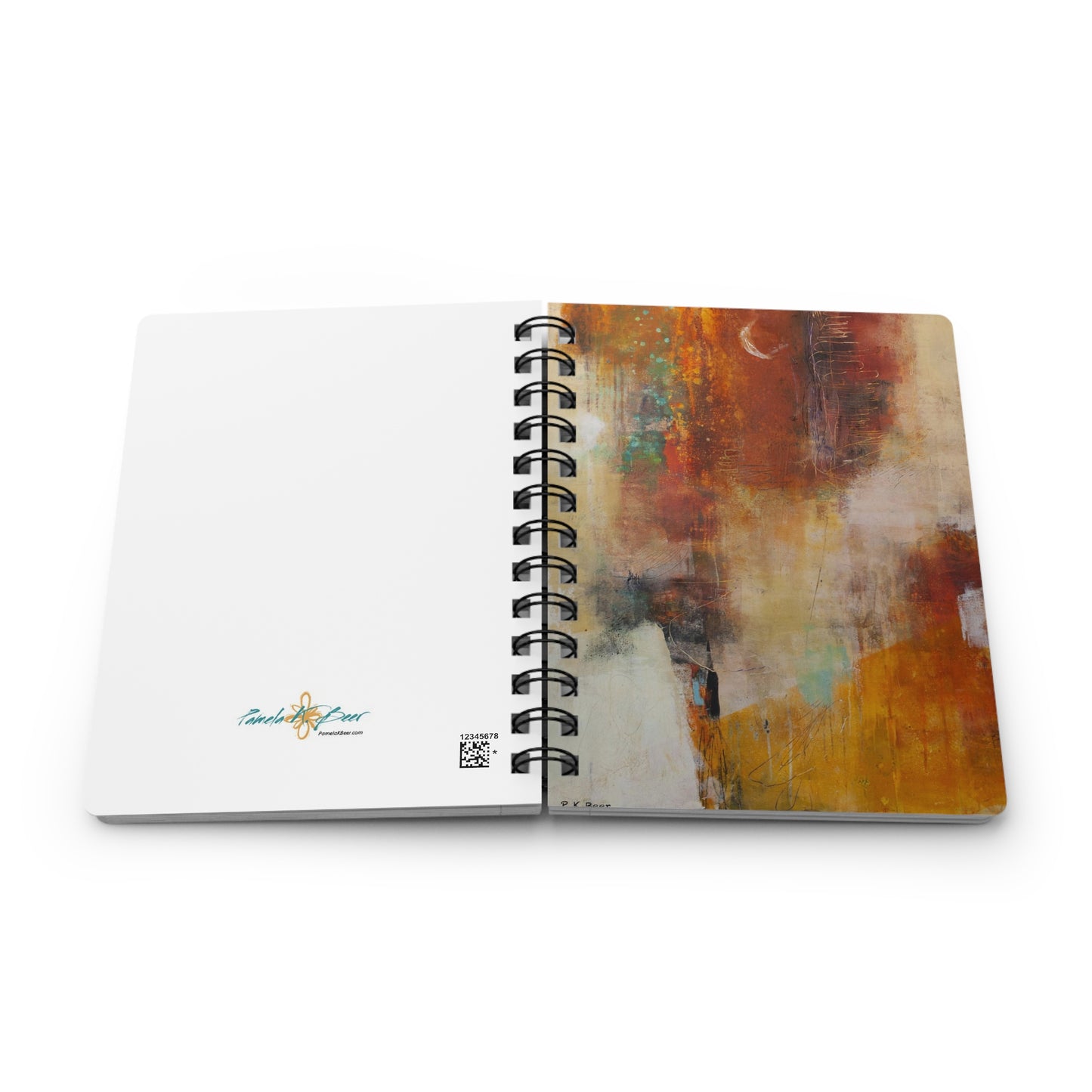 Chocolate and Caramel Abstract Journal