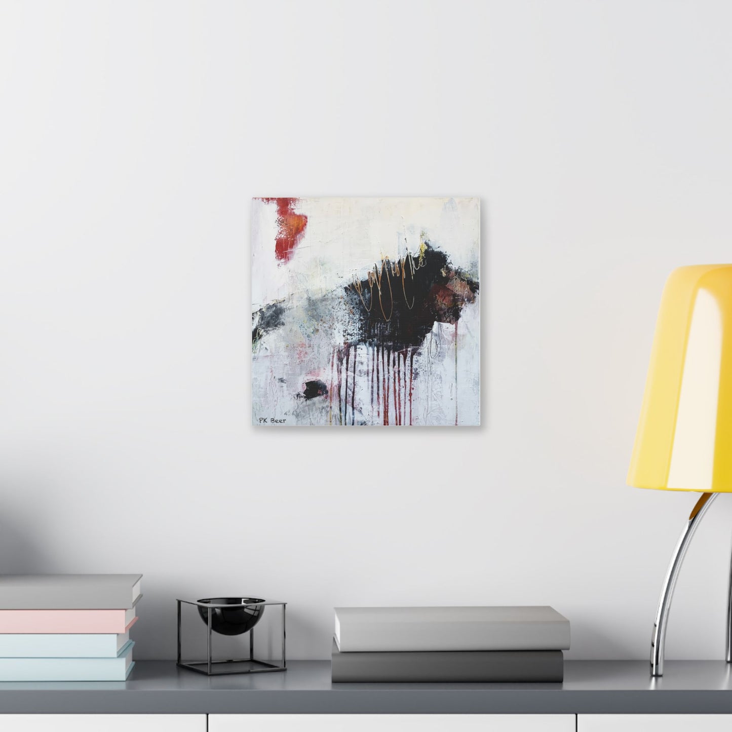 Canvas Print Dangerous Abstract Bear