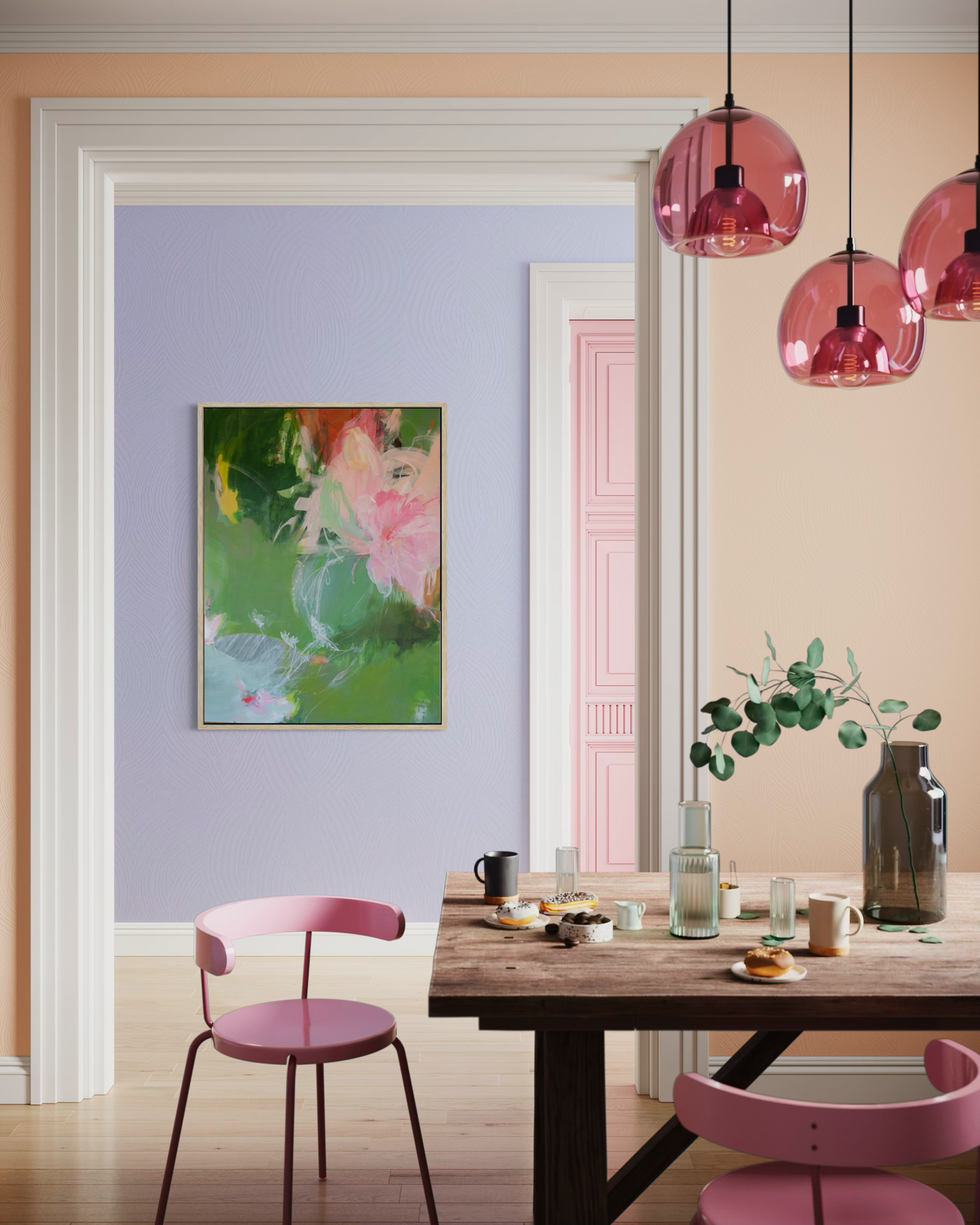 "Peony Breath" Original painting 48x36