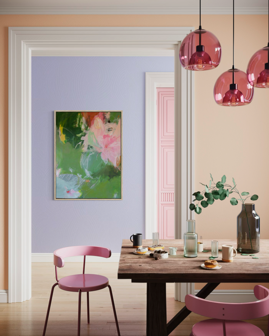 "Peony Breath" Original painting 48x36
