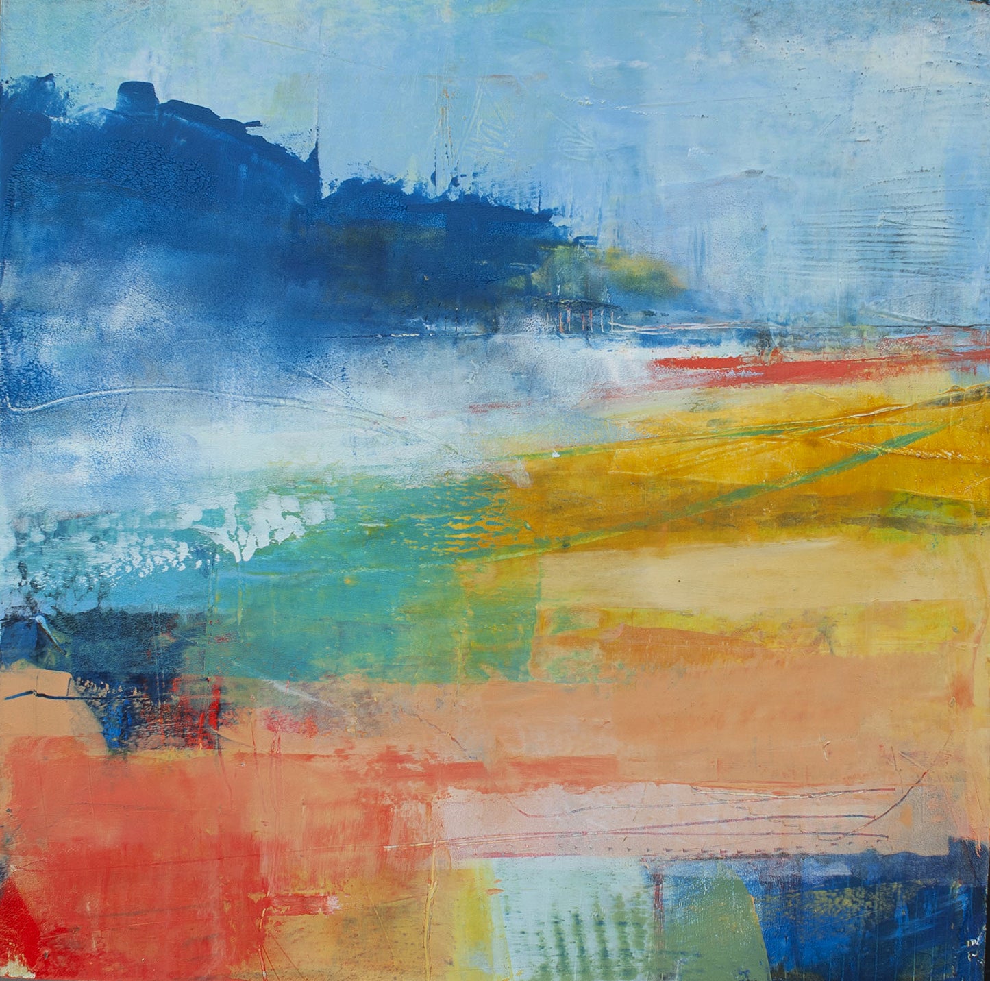 Streams (Three paintings Bundle ) Original Art 10x10x1.5