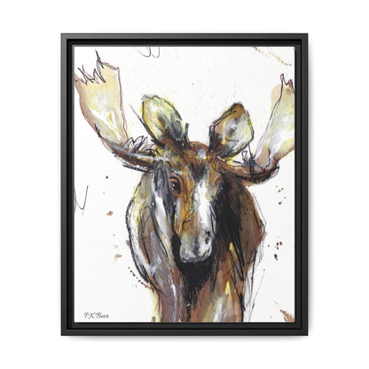 Canvas Art Print - RootBeer the Moose