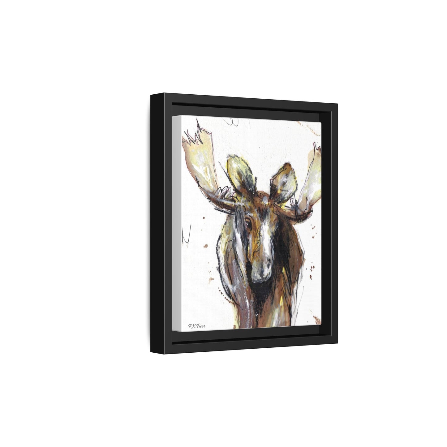 Canvas Art Print - RootBeer the Moose