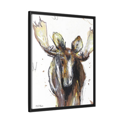 Canvas Art Print - RootBeer the Moose