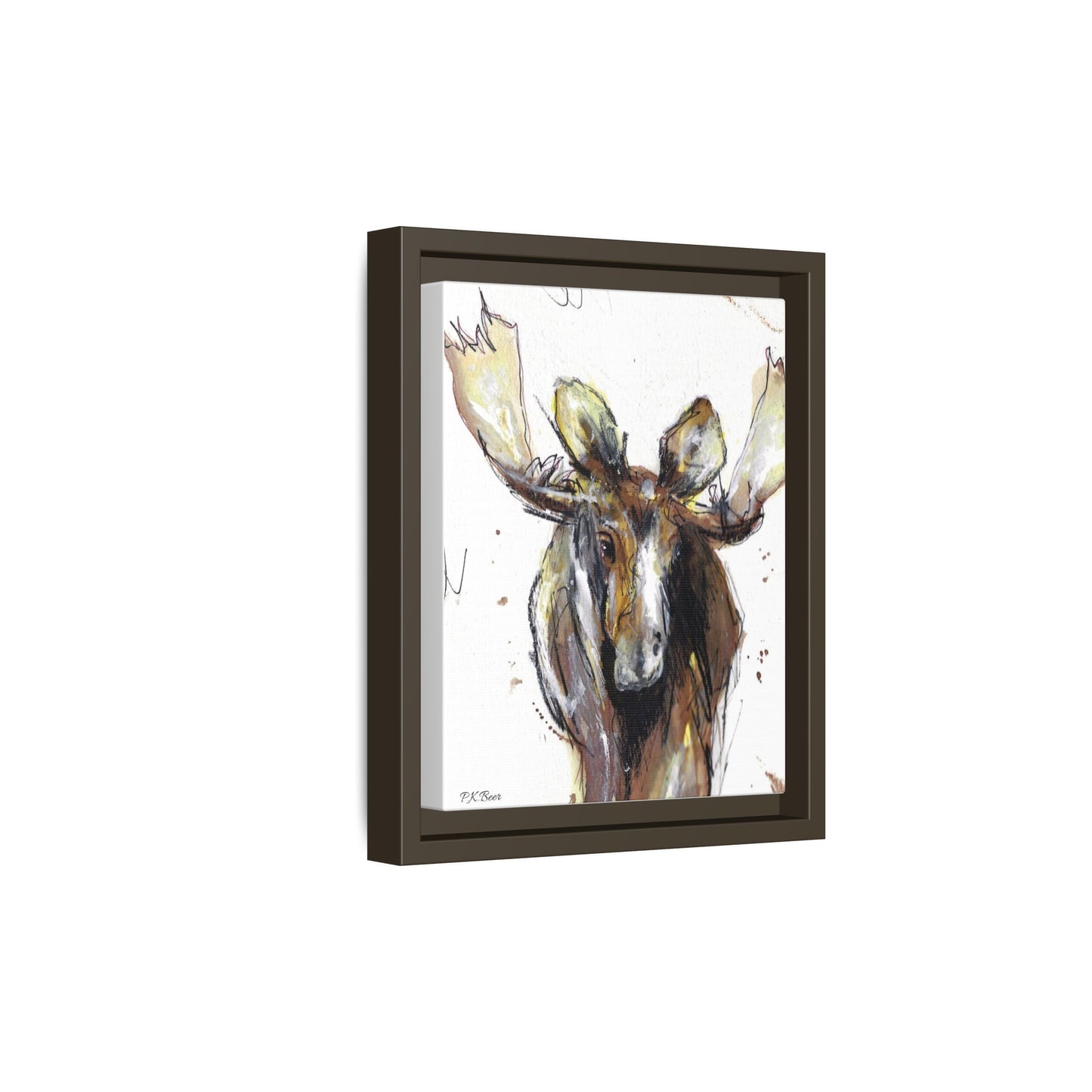 Canvas Art Print - RootBeer the Moose