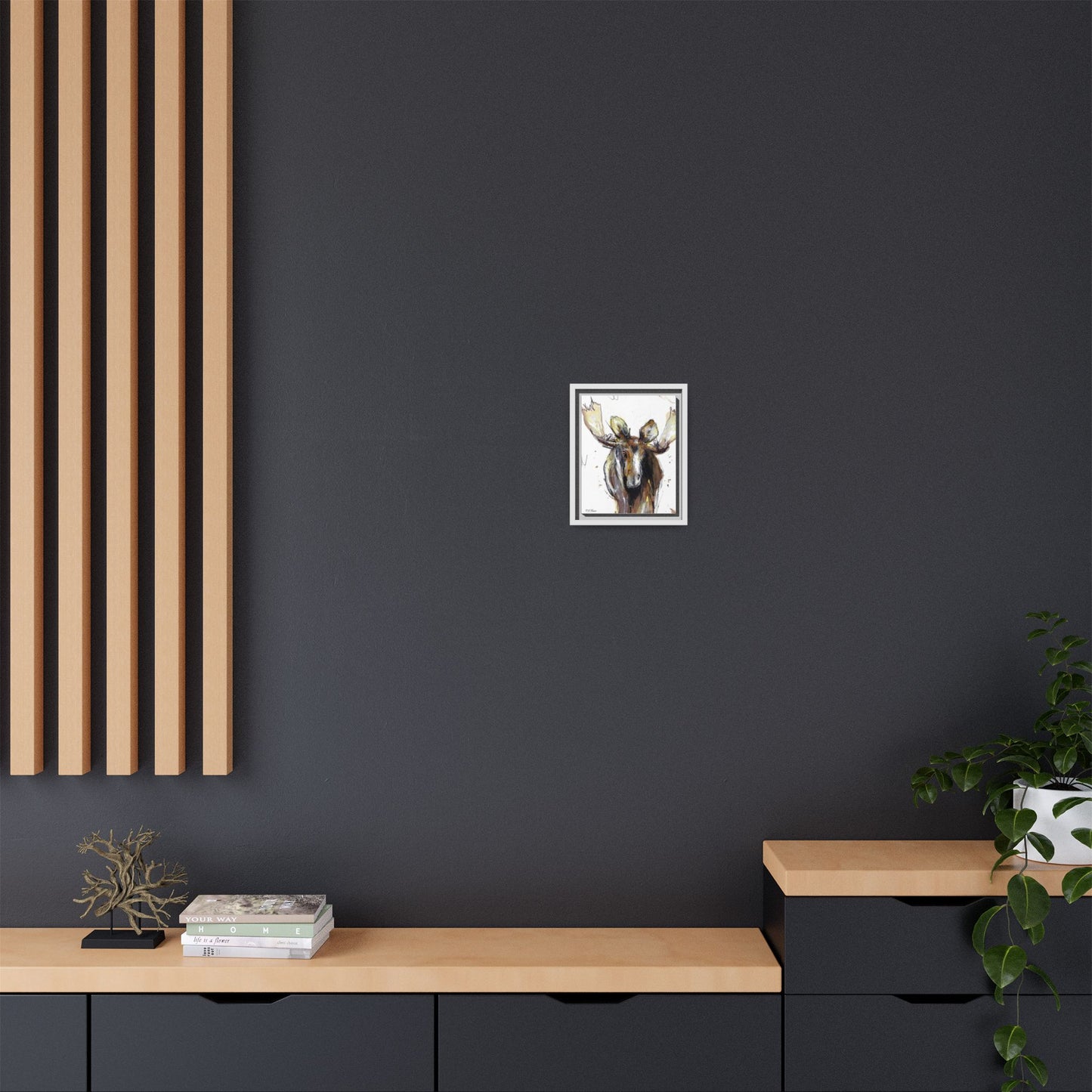 Canvas Art Print - RootBeer the Moose