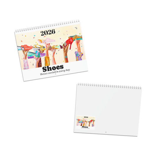 Colorful Shoe Calendar 2026 - Calendar Gift for Shoe Lovers