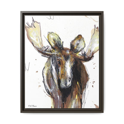 Canvas Art Print - RootBeer the Moose