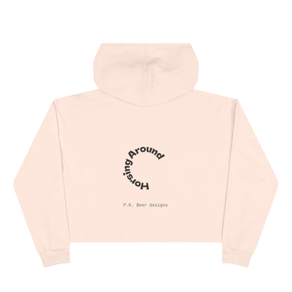 Artistic Crop Hoodie: Vibrant Design for Creative Souls, Streetwear, Gift for Artists, Casual Outfit, Festival Wear, Cozy Layer