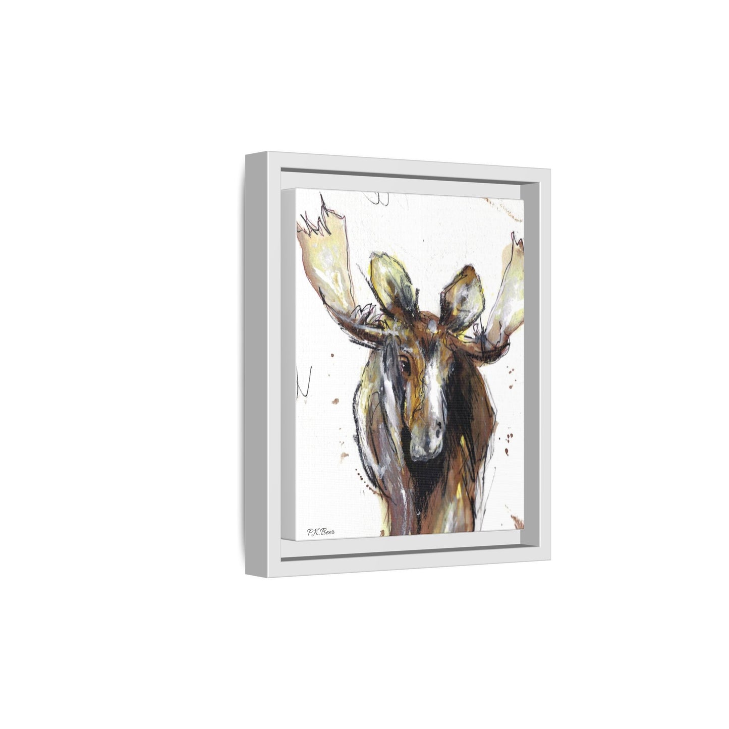 Canvas Art Print - RootBeer the Moose
