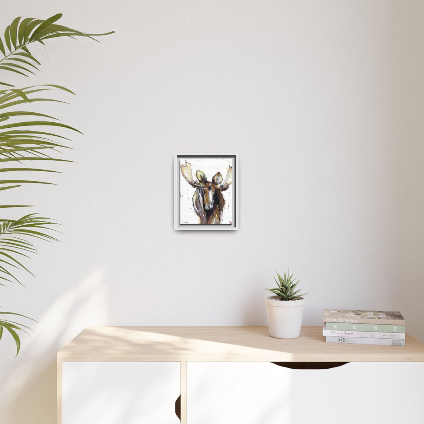 Canvas Art Print - RootBeer the Moose
