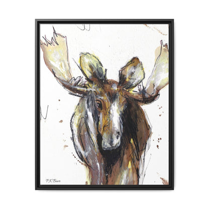 Canvas Art Print - RootBeer the Moose