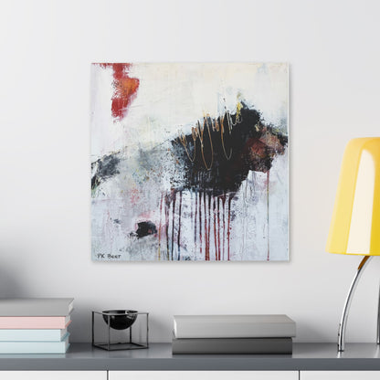 Canvas Print Dangerous Abstract Bear