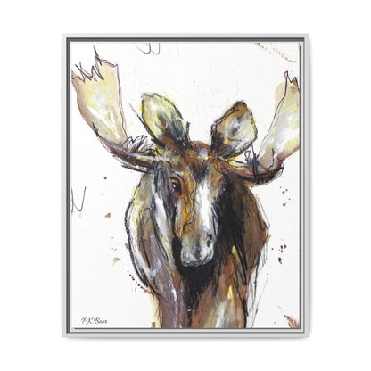 Canvas Art Print - RootBeer the Moose