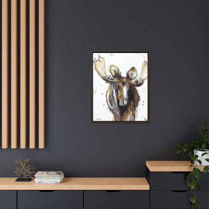 Canvas Art Print - RootBeer the Moose