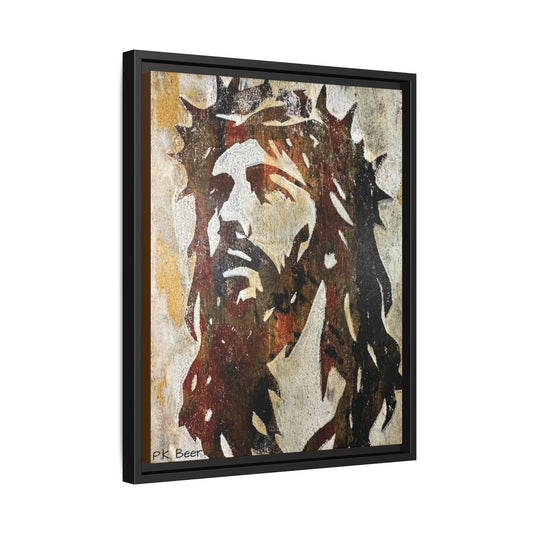 Framed Matte Canvas Art - Multi-Color Religious Wall Decor, Spiritual Gift, Home Decor, Christian Art, Inspirational Artwork