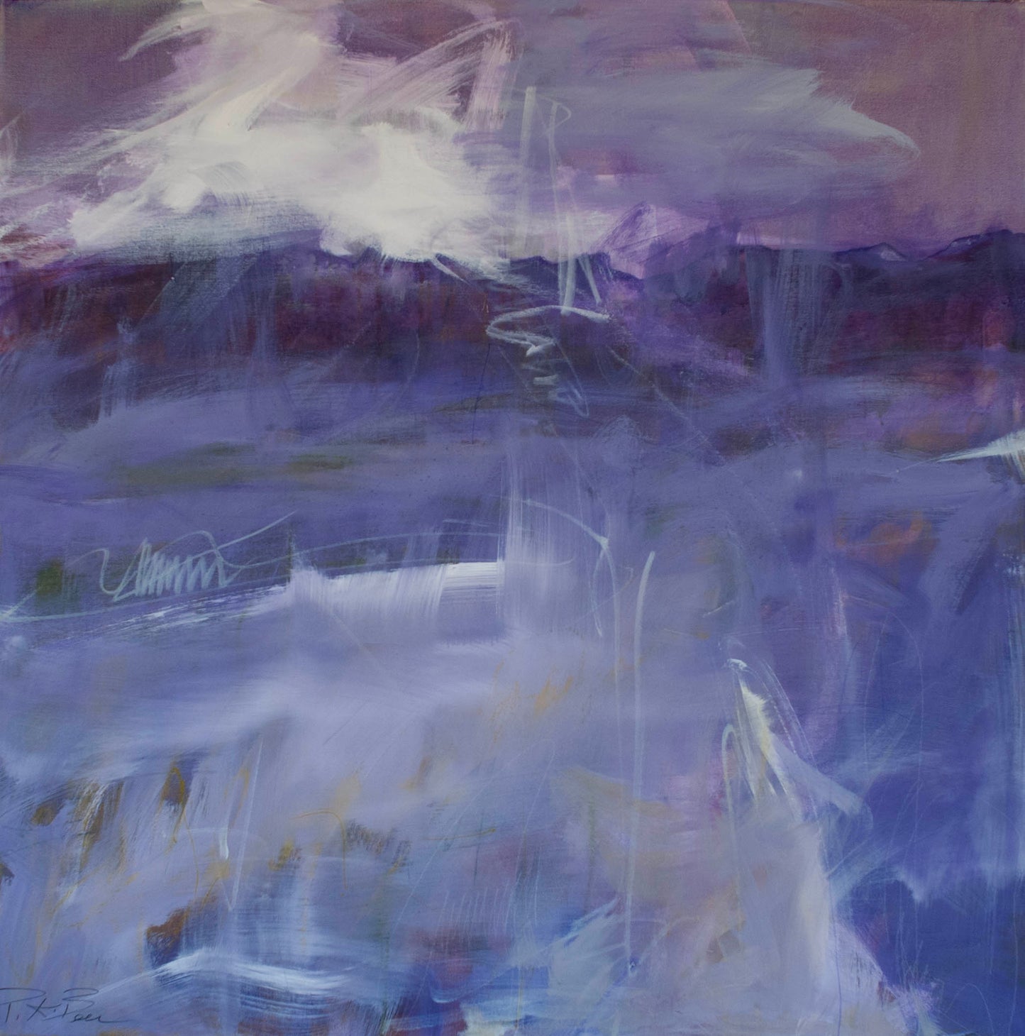 "Far Wandering" Original painting 36X36