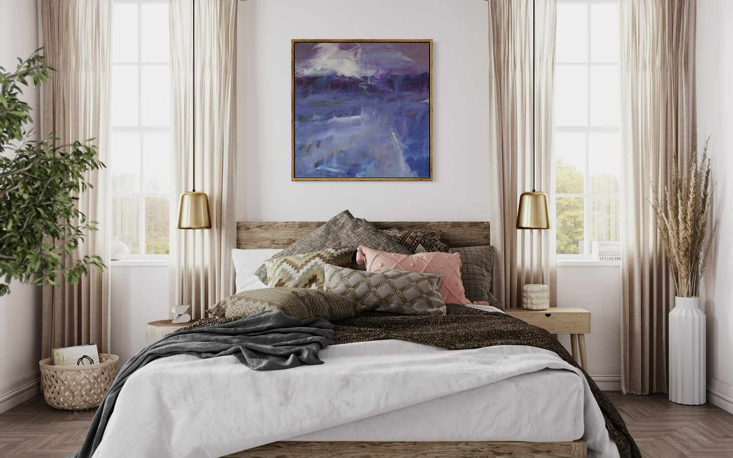 "Far Wandering" Original painting 36X36
