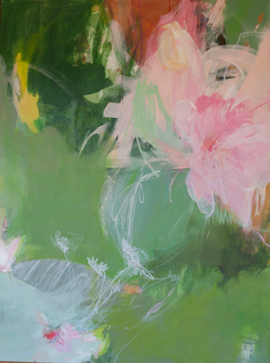 "Peony Breath" Original painting 48x36