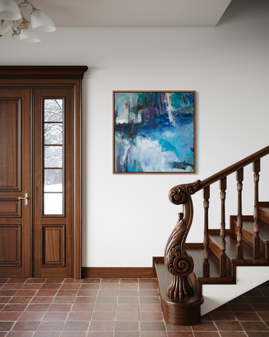 "River Hymn" Original painting 36X36